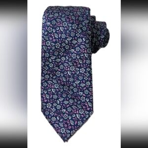 Chaps Navy and Pink Floral Men's Tie